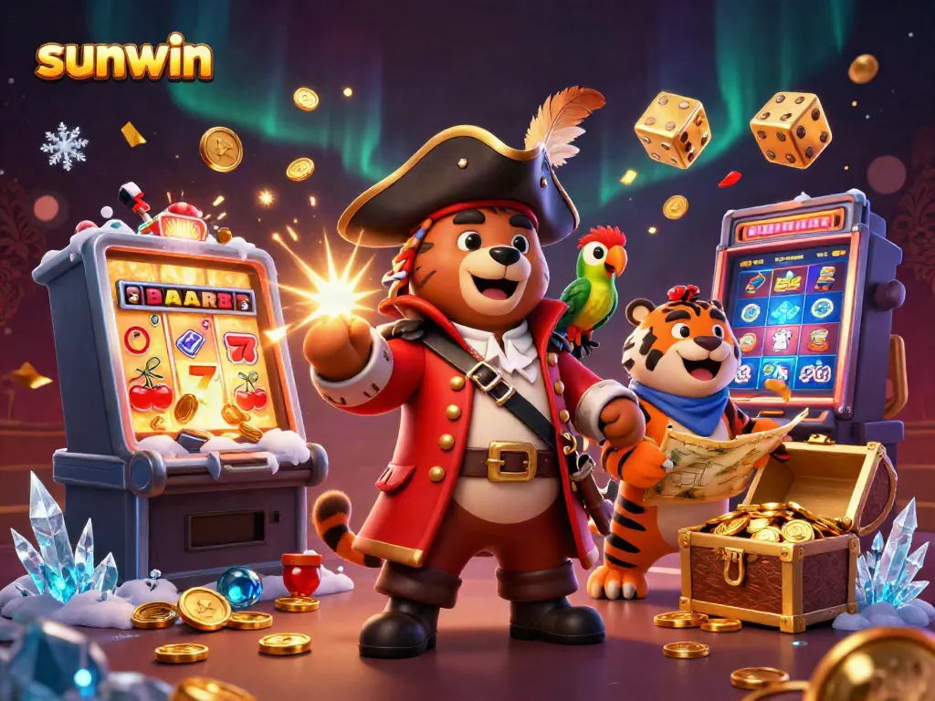 Experience thrilling excitement at Sunwin with engaging slots, amazing jackpots, and dynamic characters!