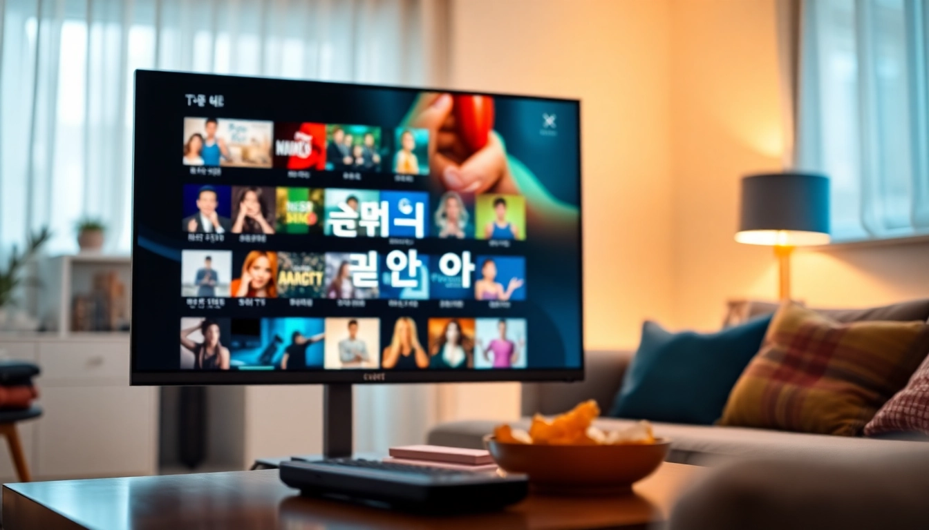 티비위키 최신 주소와 관련된 현대적인 TV 쇼 스트리밍 인터페이스입니다.