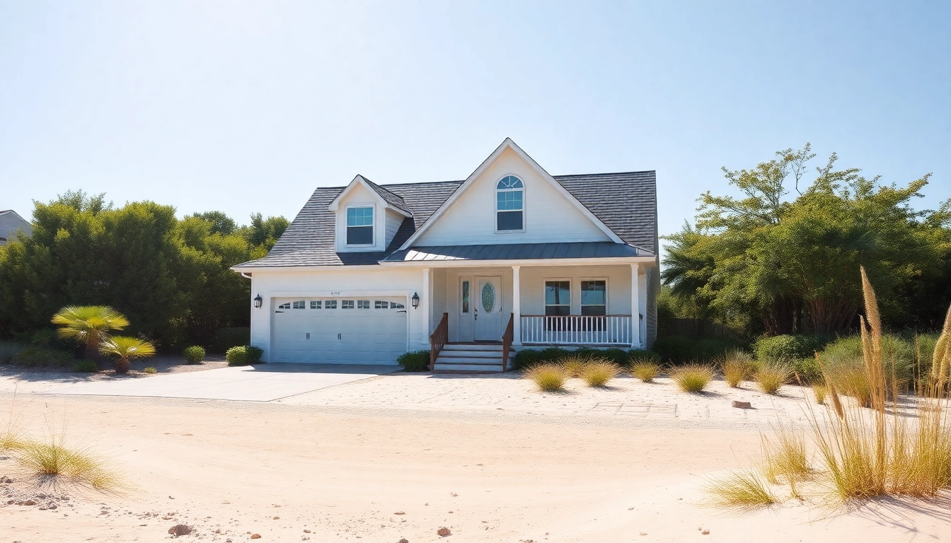 Cape Cod homes with an attached garage in a coastal setting, showcasing charming architecture.