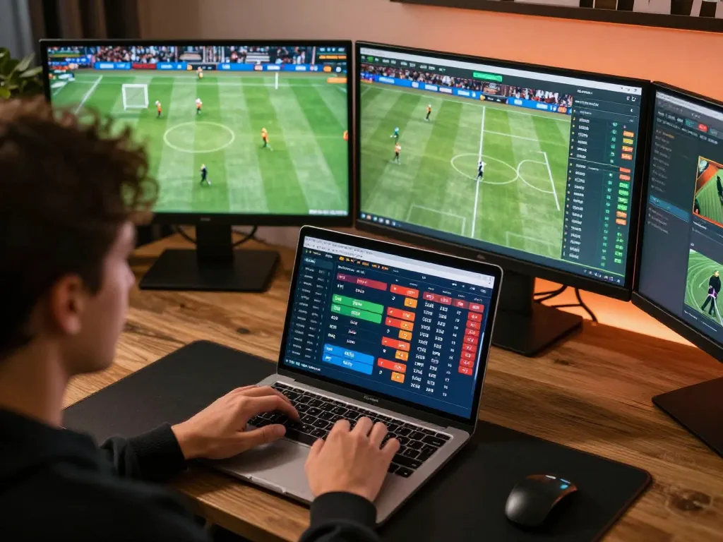 Socolive live scoreboard displaying real-time football odds with an engaged user analyzing bets