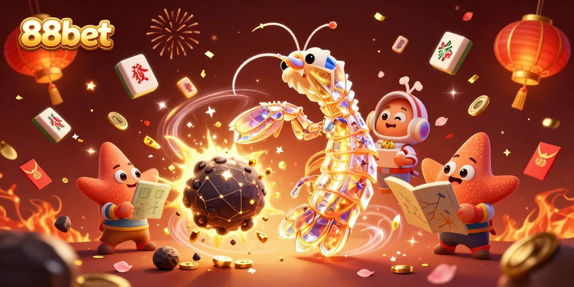 Experience fortune at 88bet with a galactic samurai smashing through asteroids for treasure