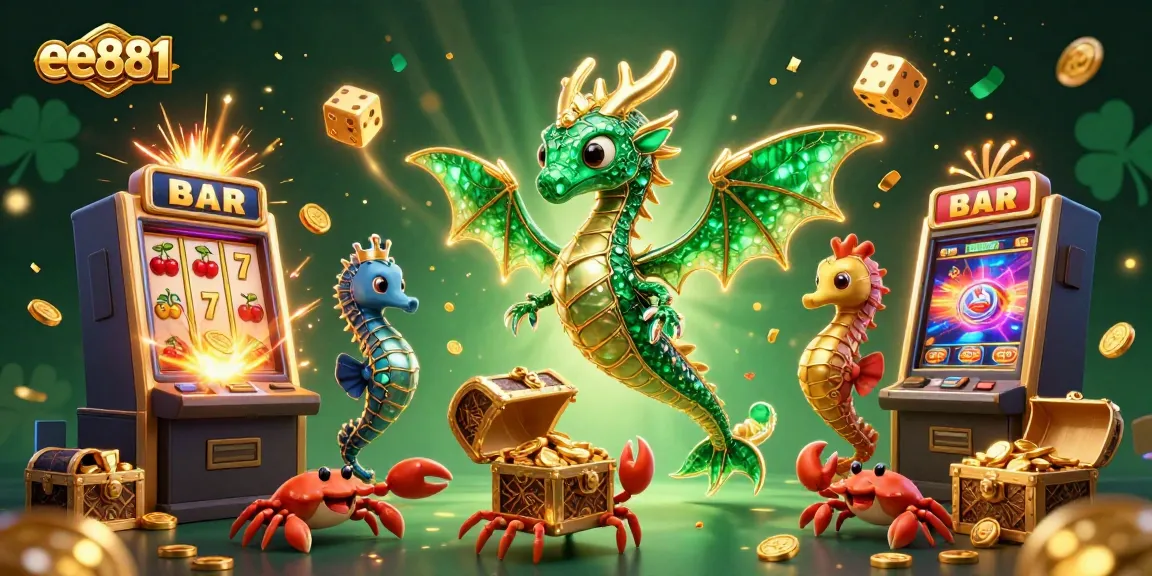 Experience the excitement of ee881 casino games with vibrant illustrations and dynamic characters.